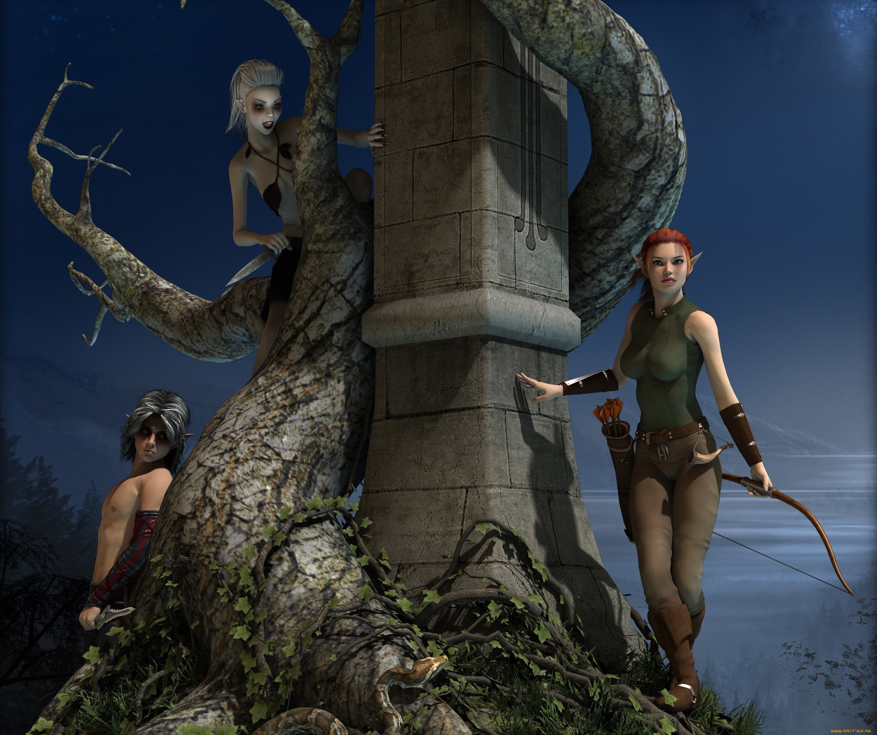 3 ,  , elves, , , , , 